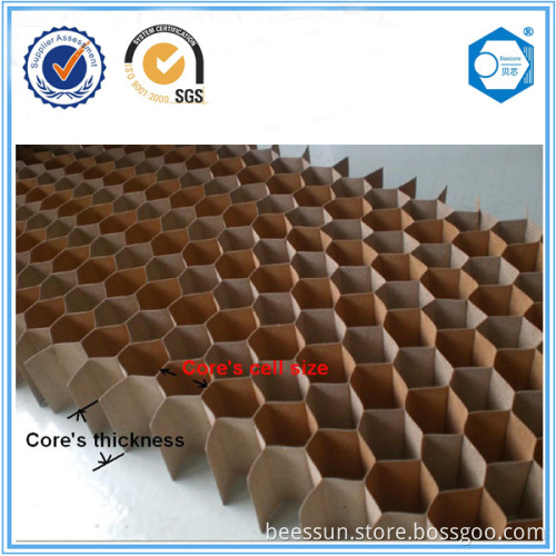 Paper honeycomb core new honeycomb building material